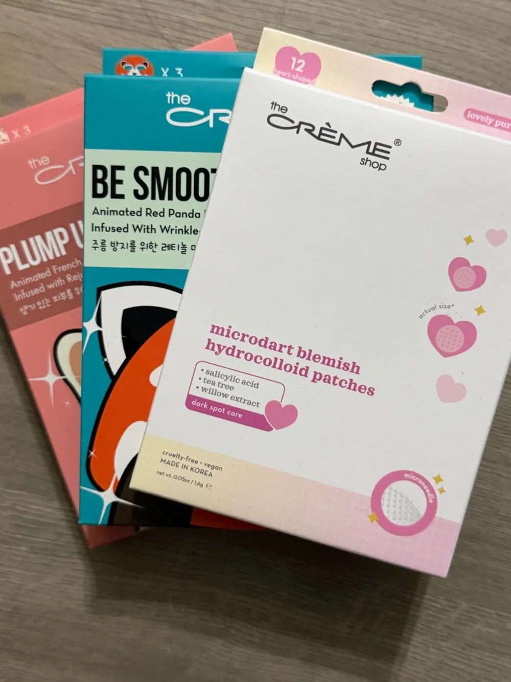The Crème Shop Skincare Bundle - Blemish Patches & Masks - 3 per box - Vegan